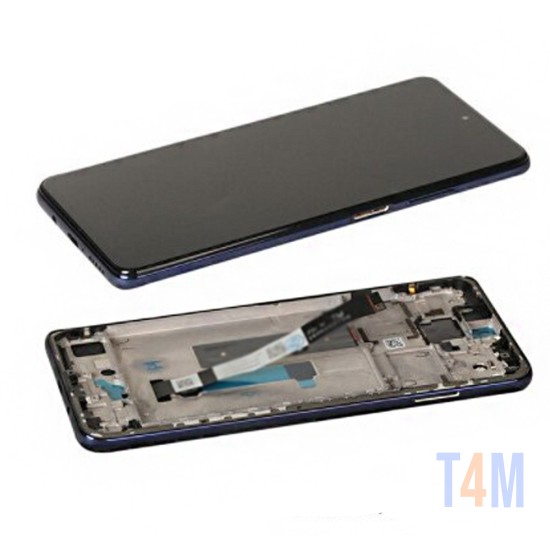 TOUCH AND DISPLAY WITH FRAME XIAOMI MI 10T LITE AZUL